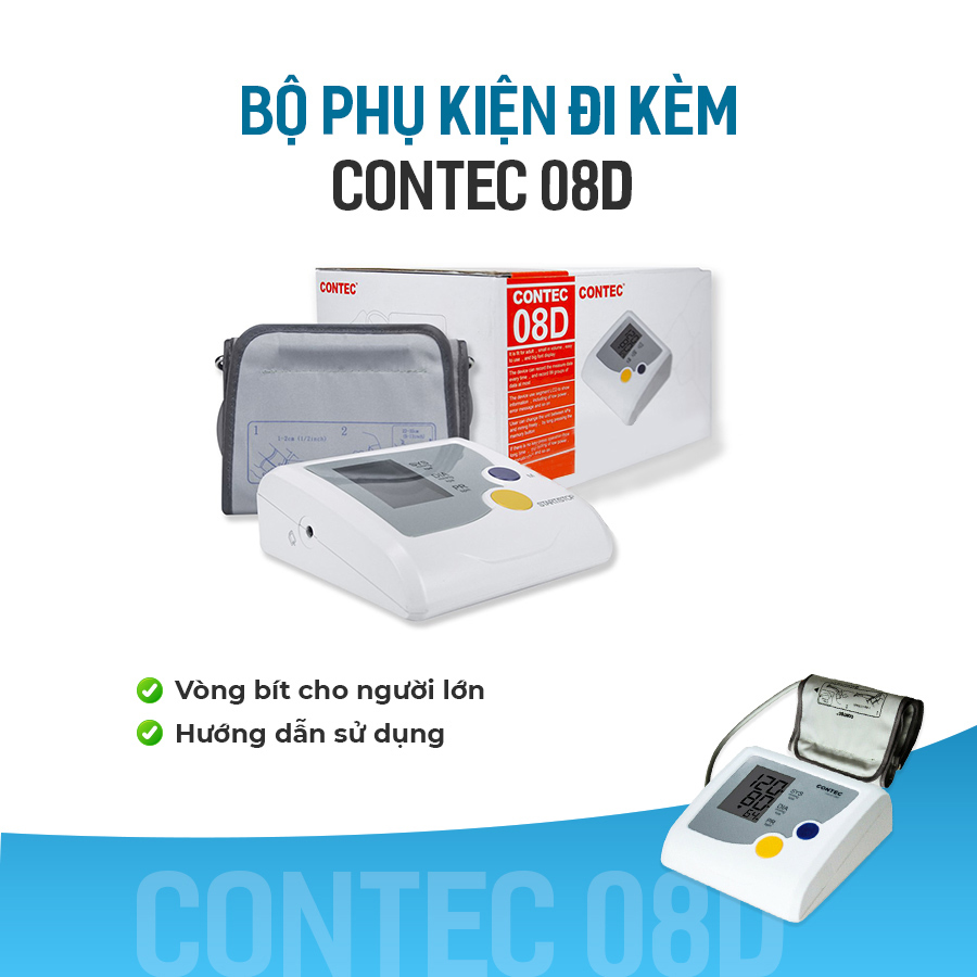 phụ kiện máy đo huyết áp contec 08d