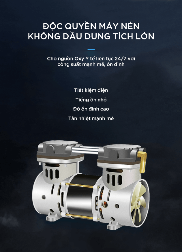 Máy tạo Oxy Y tế MICiTECH 10L